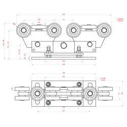 Samonos do 500 kg/7,5 m, profil 80 x 85 x 5 mm, Zn Samonos do 500 kg/7,5 m, profil 80 x 85 x 5 mm, Zn